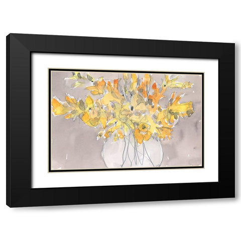 Day Dream Bouquet II Black Modern Wood Framed Art Print with Double Matting by Dixon, Samuel