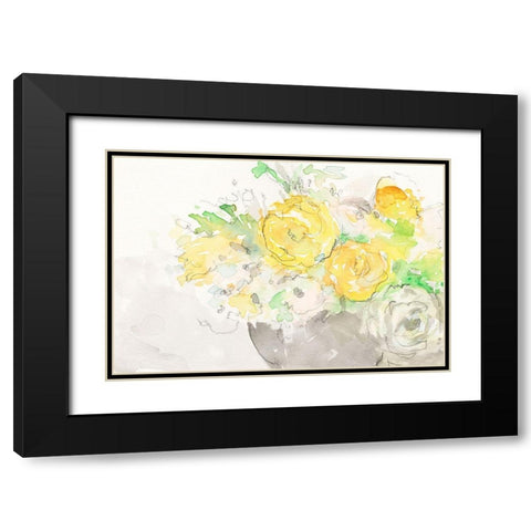 Summer Grace I Black Modern Wood Framed Art Print with Double Matting by Dixon, Samuel
