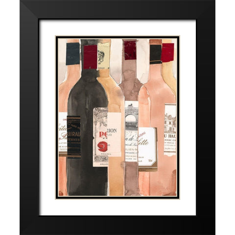 Private Collection II Black Modern Wood Framed Art Print with Double Matting by Dixon, Samuel