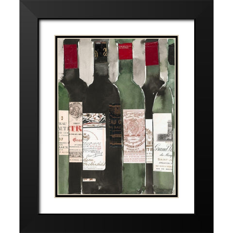 Private Collection III Black Modern Wood Framed Art Print with Double Matting by Dixon, Samuel