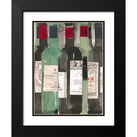 Private Collection IV Black Modern Wood Framed Art Print with Double Matting by Dixon, Samuel