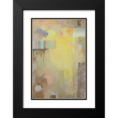 Collected Things I Black Modern Wood Framed Art Print with Double Matting by Iafrate, Sandra