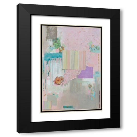 Collected Things II Black Modern Wood Framed Art Print with Double Matting by Iafrate, Sandra
