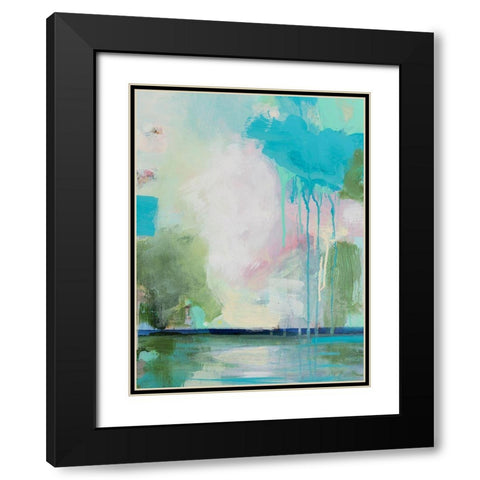 Landscape Dreams I Black Modern Wood Framed Art Print with Double Matting by Iafrate, Sandra