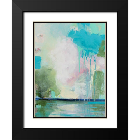 Landscape Dreams I Black Modern Wood Framed Art Print with Double Matting by Iafrate, Sandra