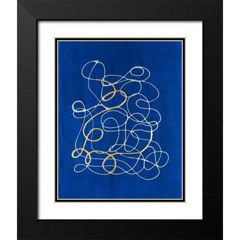 Adagio I Black Modern Wood Framed Art Print with Double Matting by Lam, Vanna