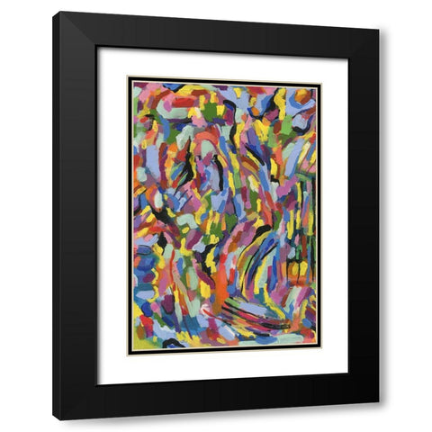 Scram I Black Modern Wood Framed Art Print with Double Matting by Galapon, Nikki