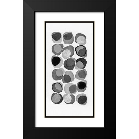 Aureole I Black Modern Wood Framed Art Print with Double Matting by Galapon, Nikki