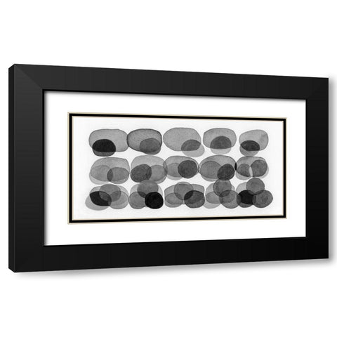 Aureole II Black Modern Wood Framed Art Print with Double Matting by Galapon, Nikki