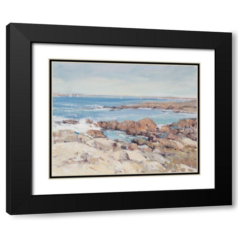 Sound of the Sea I Black Modern Wood Framed Art Print with Double Matting by OToole, Tim