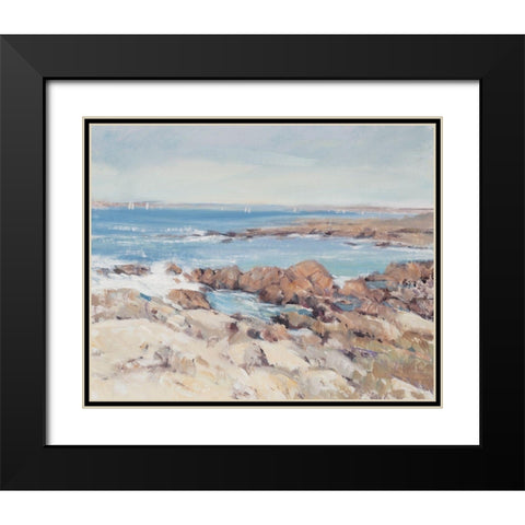 Sound of the Sea I Black Modern Wood Framed Art Print with Double Matting by OToole, Tim