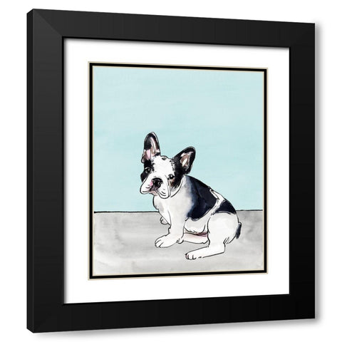 Pet Portrait III Black Modern Wood Framed Art Print with Double Matting by Warren, Annie