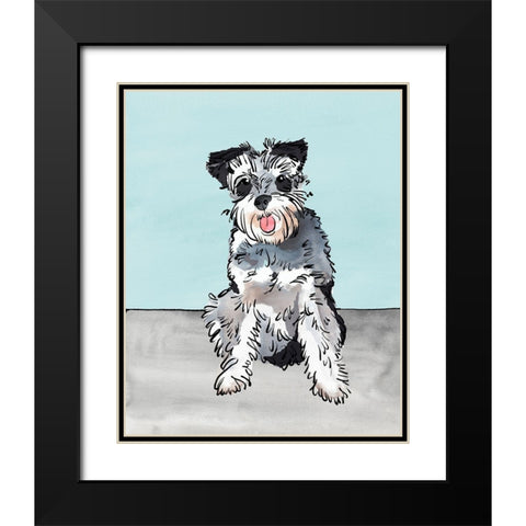 Pet Portrait IV Black Modern Wood Framed Art Print with Double Matting by Warren, Annie