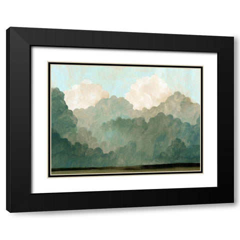 Autumn Thunderstorm II Black Modern Wood Framed Art Print with Double Matting by Caroline, Emma