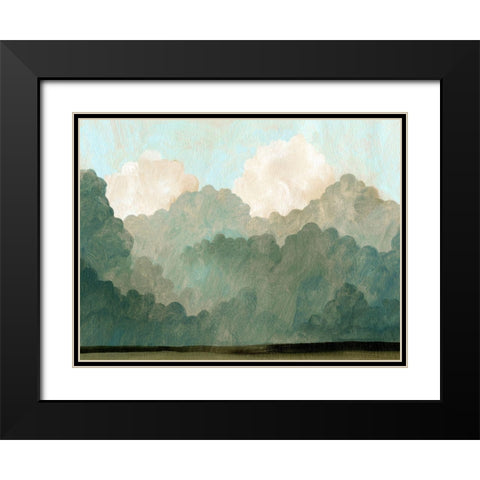 Autumn Thunderstorm II Black Modern Wood Framed Art Print with Double Matting by Caroline, Emma
