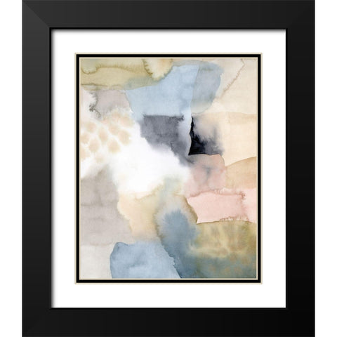 Salmon Rocks II Black Modern Wood Framed Art Print with Double Matting by Popp, Grace