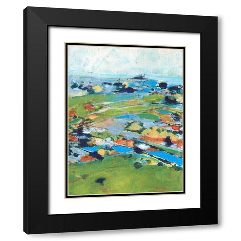 Country Road Trip IV Black Modern Wood Framed Art Print with Double Matting by Fuchs, Jodi
