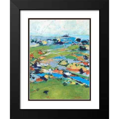 Country Road Trip IV Black Modern Wood Framed Art Print with Double Matting by Fuchs, Jodi