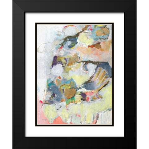 Flower Vendor I Black Modern Wood Framed Art Print with Double Matting by Fuchs, Jodi