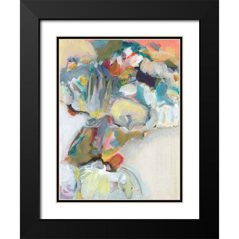 Flower Vendor II Black Modern Wood Framed Art Print with Double Matting by Fuchs, Jodi