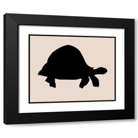 Animal Sprinter III Black Modern Wood Framed Art Print with Double Matting by Green, Jacob