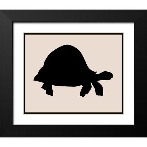 Animal Sprinter III Black Modern Wood Framed Art Print with Double Matting by Green, Jacob