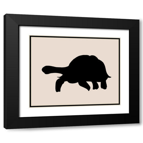 Animal Sprinter IV Black Modern Wood Framed Art Print with Double Matting by Green, Jacob
