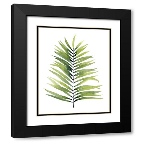 Palm Water II Black Modern Wood Framed Art Print with Double Matting by Popp, Grace