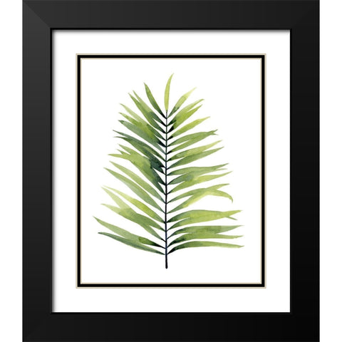 Palm Water II Black Modern Wood Framed Art Print with Double Matting by Popp, Grace