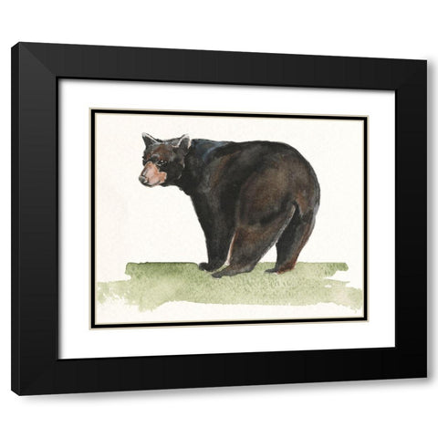 Forest Resident I Black Modern Wood Framed Art Print with Double Matting by Moore, Regina