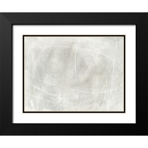 Stone Shadows I Black Modern Wood Framed Art Print with Double Matting by Vess, June Erica