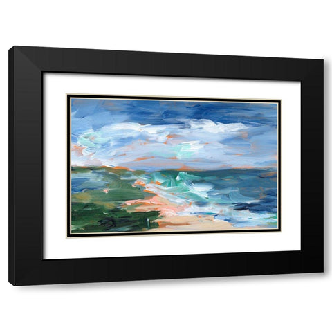 Painters Composition Study VII Black Modern Wood Framed Art Print with Double Matting by Harper, Ethan
