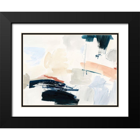 Marine Swash II Black Modern Wood Framed Art Print with Double Matting by Barnes, Victoria