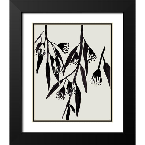 Wind Sway IV Black Modern Wood Framed Art Print with Double Matting by Wang, Melissa