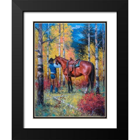 High Country Color Black Modern Wood Framed Art Print with Double Matting by Sorenson, Jack