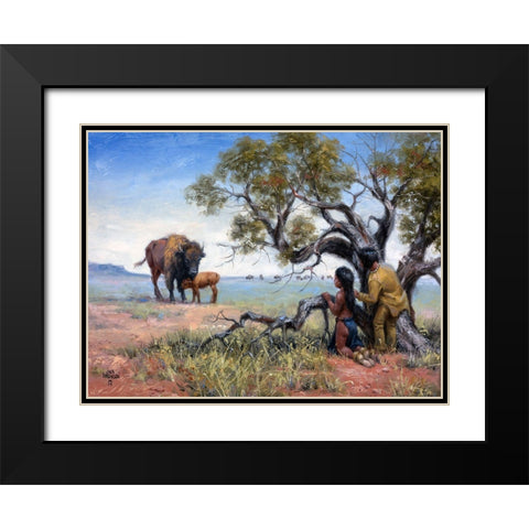 Hope for the Future Black Modern Wood Framed Art Print with Double Matting by Sorenson, Jack