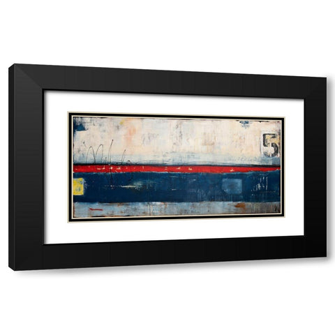 Dock 5 Black Modern Wood Framed Art Print with Double Matting by Ashley, Erin