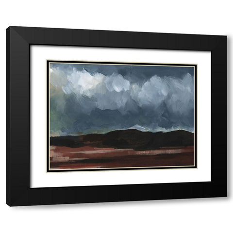 Ash Blue Sky II Black Modern Wood Framed Art Print with Double Matting by Parker, Jennifer Paxton