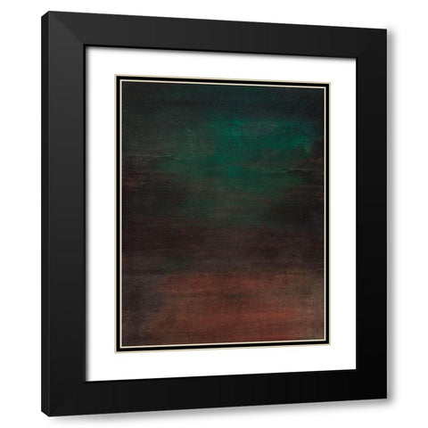Jeweled Earth I Black Modern Wood Framed Art Print with Double Matting by Warren, Annie
