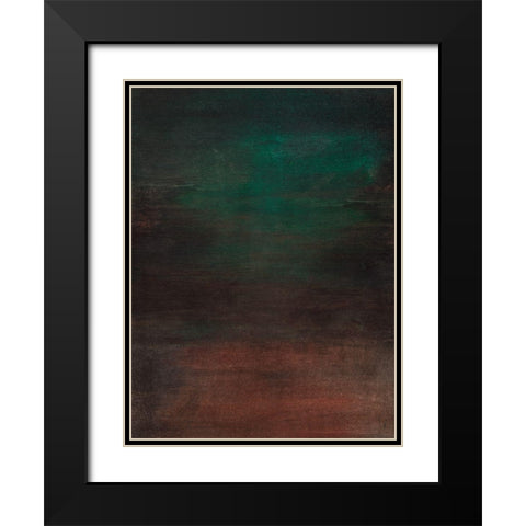 Jeweled Earth I Black Modern Wood Framed Art Print with Double Matting by Warren, Annie