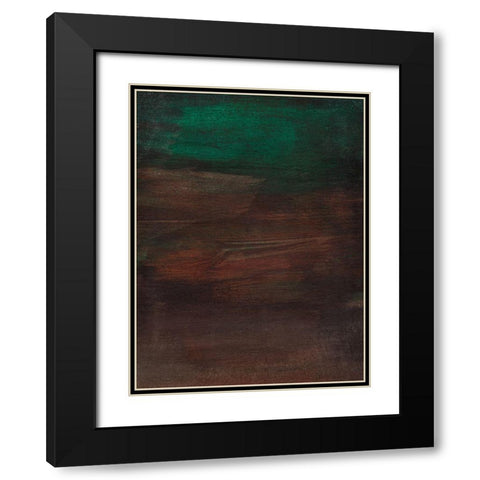 Jeweled Earth II Black Modern Wood Framed Art Print with Double Matting by Warren, Annie