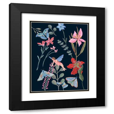 A Fairy Tale II Black Modern Wood Framed Art Print with Double Matting by Wang, Melissa