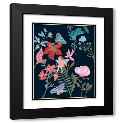 A Fairy Tale V Black Modern Wood Framed Art Print with Double Matting by Wang, Melissa