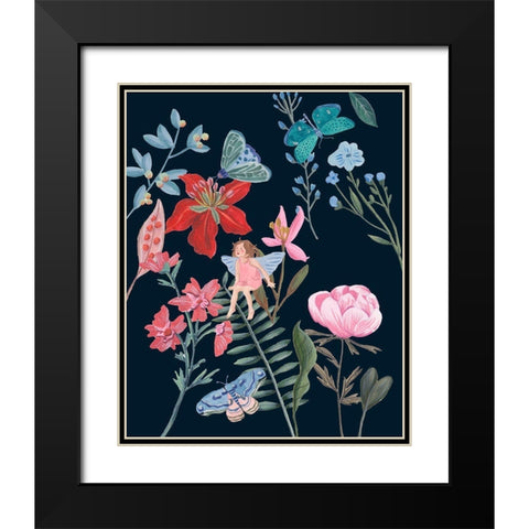 A Fairy Tale V Black Modern Wood Framed Art Print with Double Matting by Wang, Melissa