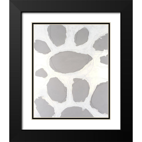 Sublunar I Black Modern Wood Framed Art Print with Double Matting by Willett, Michael