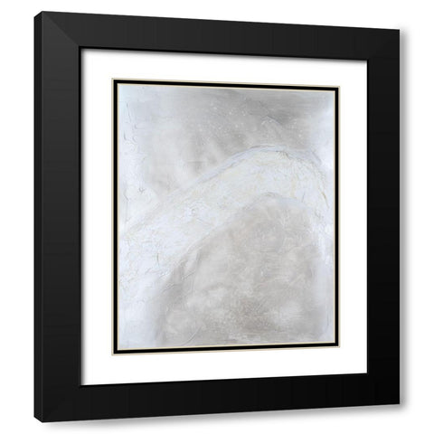 Snowdrift I Black Modern Wood Framed Art Print with Double Matting by Willett, Michael