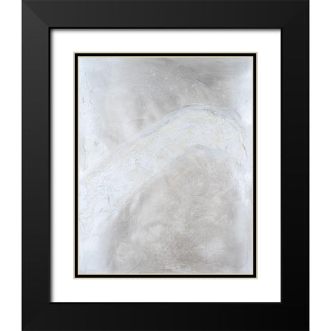 Snowdrift I Black Modern Wood Framed Art Print with Double Matting by Willett, Michael