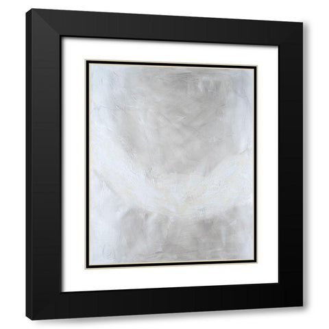 Snowdrift II Black Modern Wood Framed Art Print with Double Matting by Willett, Michael