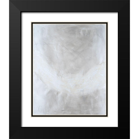 Snowdrift II Black Modern Wood Framed Art Print with Double Matting by Willett, Michael