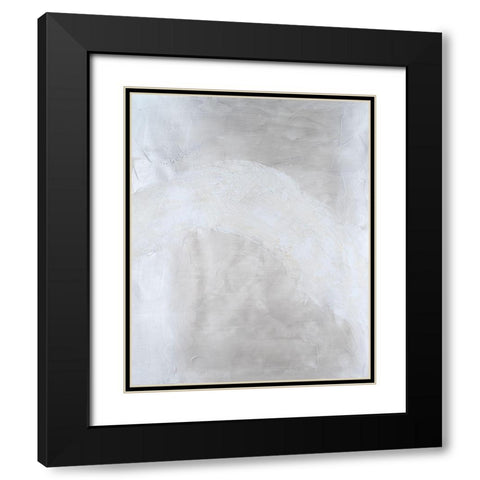 Snowdrift III Black Modern Wood Framed Art Print with Double Matting by Willett, Michael